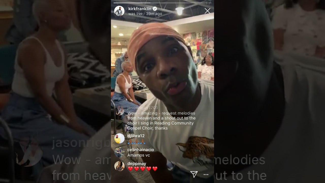 Kirk Franklin's Instagram LIVE Concert